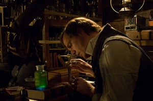Paul Bettany as Darwin on HMS Beagle